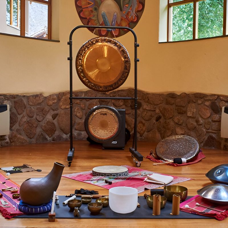 Sound Healing set-up